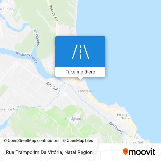 Rua Trampolim Da Vitória map