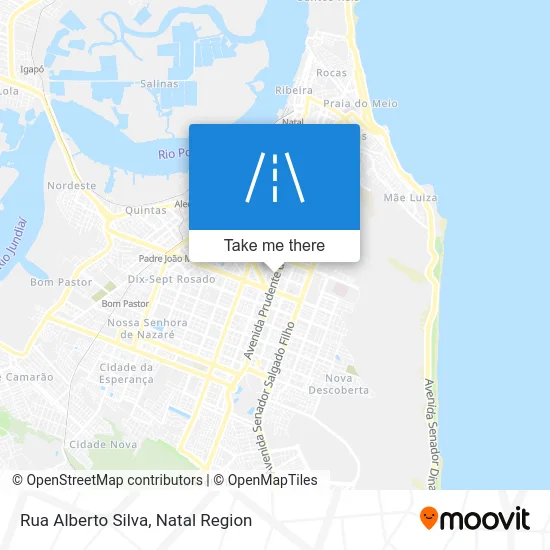 Rua Alberto Silva map