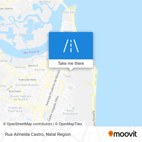Rua Almeida Castro map