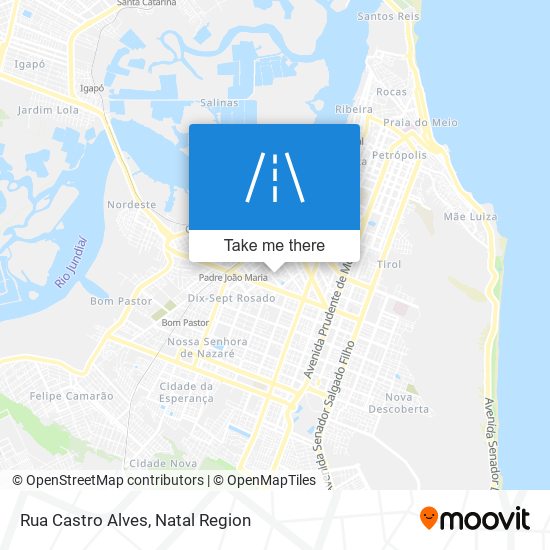 Rua Castro Alves map