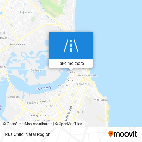 Rua Chile map