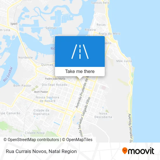 Rua Currais Novos map