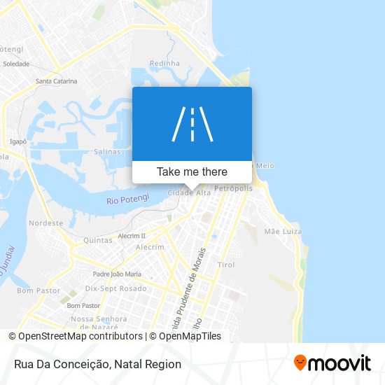 Rua Da Conceição map