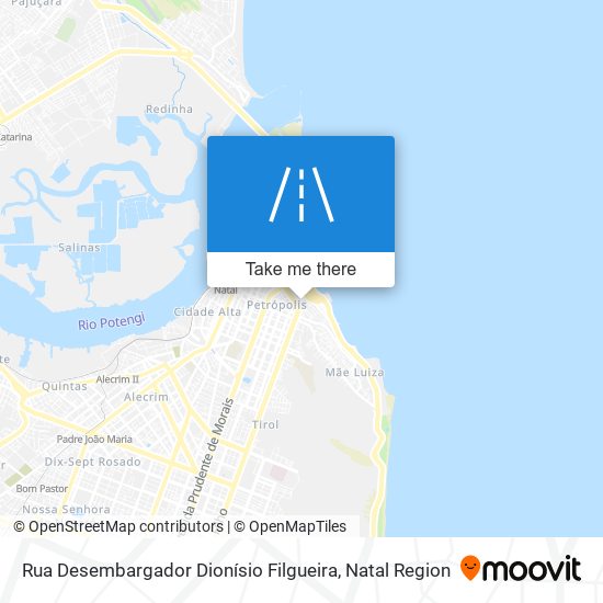 Mapa Rua Desembargador Dionísio Filgueira