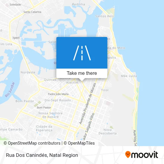 Rua Dos Canindés map
