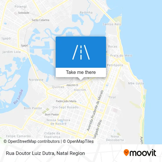 Rua Doutor Luiz Dutra map