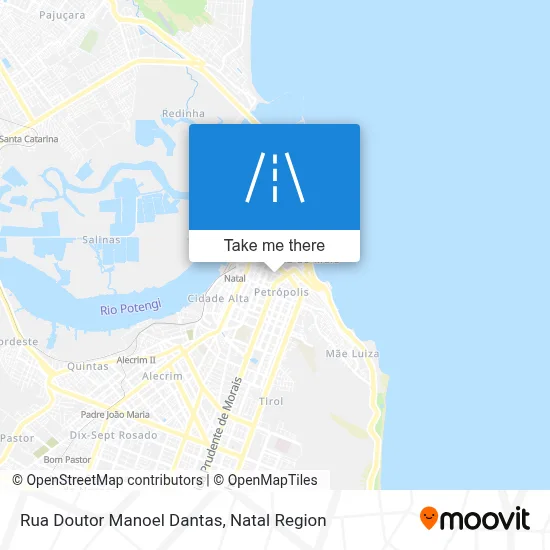 Rua Doutor Manoel Dantas map