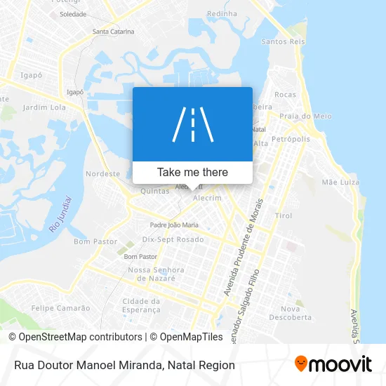 Rua Doutor Manoel Miranda map