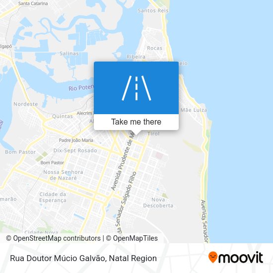 Rua Doutor Múcio Galvão map