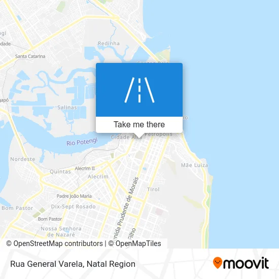 Rua General Varela map