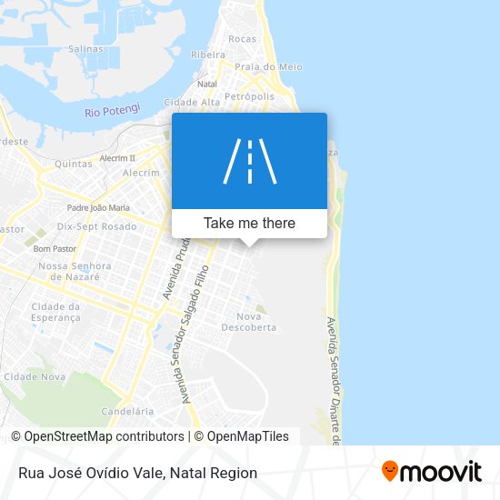 Rua José Ovídio Vale map