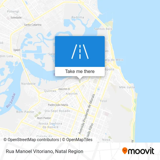 Rua Manoel Vitoriano map