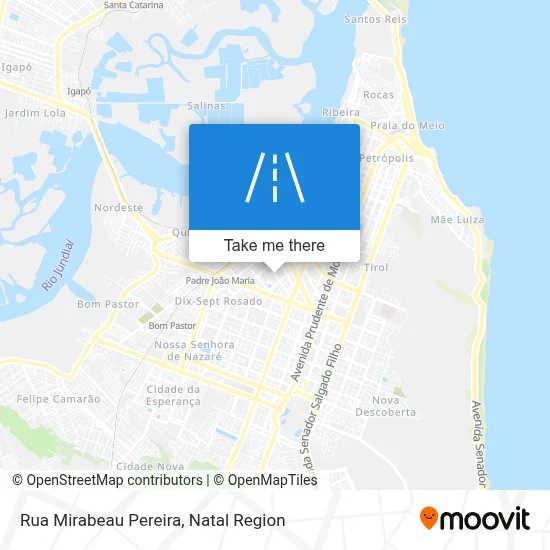 Rua Mirabeau Pereira map