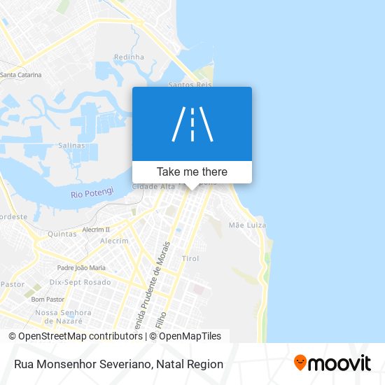 Rua Monsenhor Severiano map