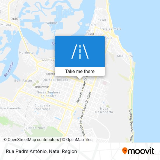 Rua Padre Antônio map