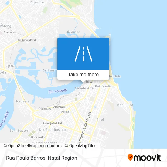 Rua Paula Barros map