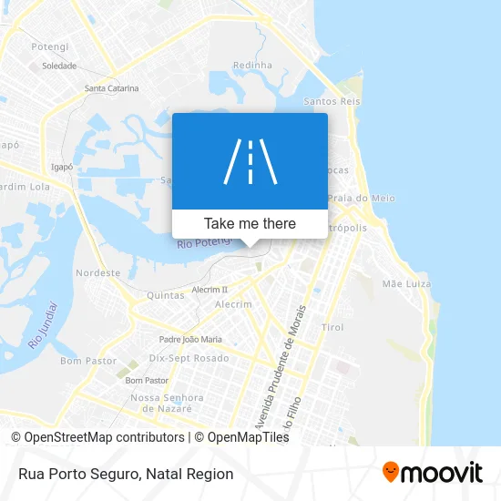 Rua Porto Seguro map