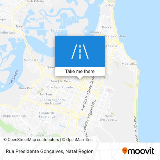 Rua Presidente Gonçalves map