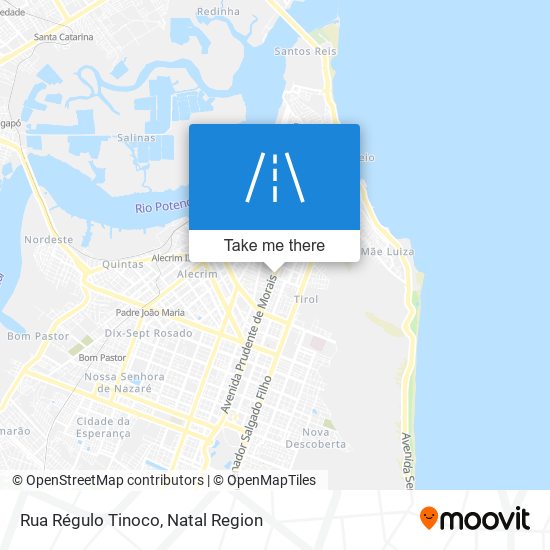 Rua Régulo Tinoco map