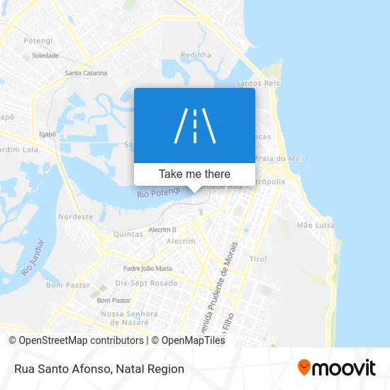 Rua Santo Afonso map