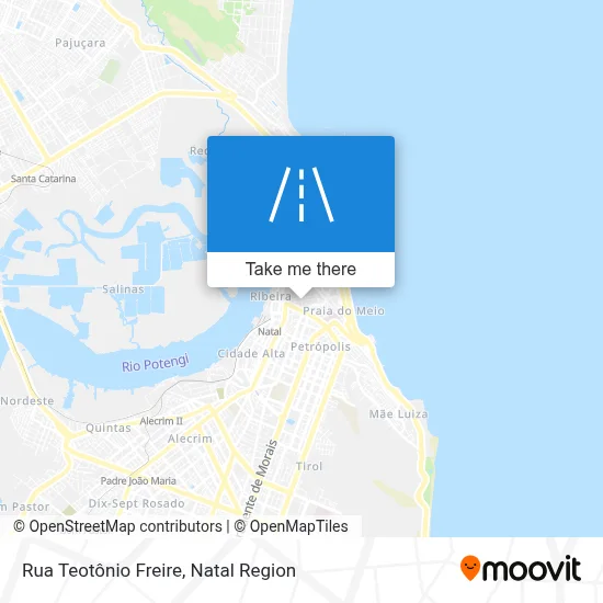 Rua Teotônio Freire map