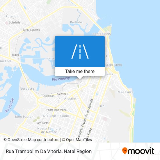 Mapa Rua Trampolim Da Vitória