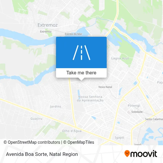 Avenida Boa Sorte map