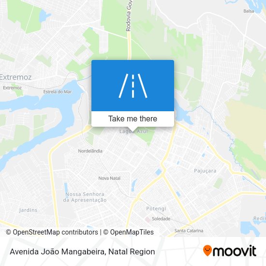 Avenida João Mangabeira map