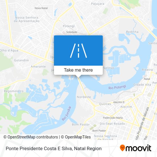 Ponte Presidente Costa E Silva map