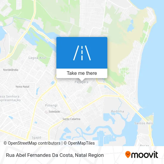 Rua Abel Fernandes Da Costa map