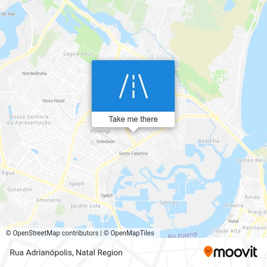 Rua Adrianópolis map