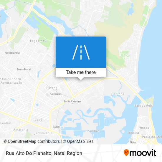 Rua Alto Do Planalto map