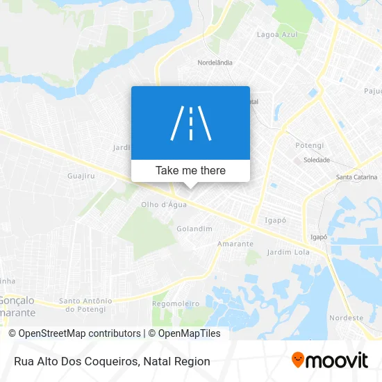 Rua Alto Dos Coqueiros map