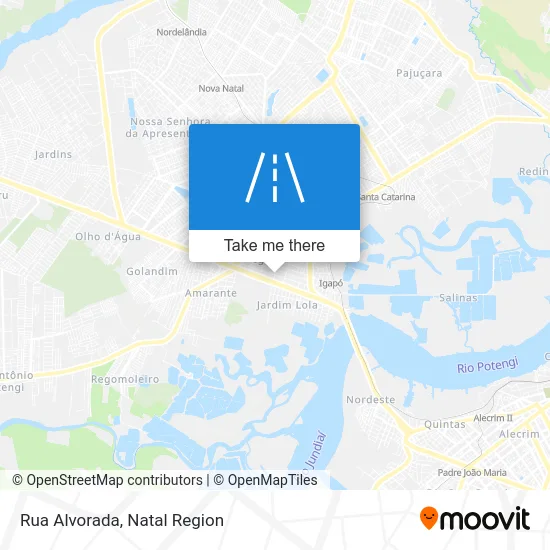 Rua Alvorada map