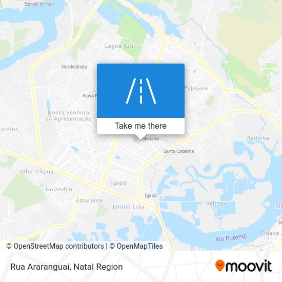 Rua Araranguai map