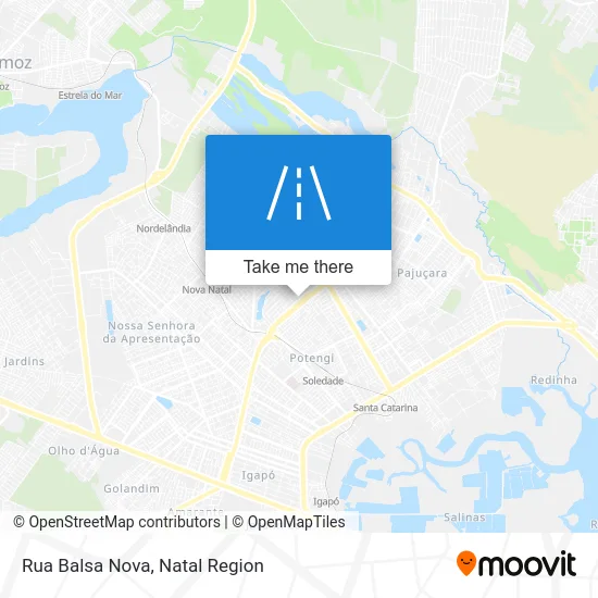 Rua Balsa Nova map