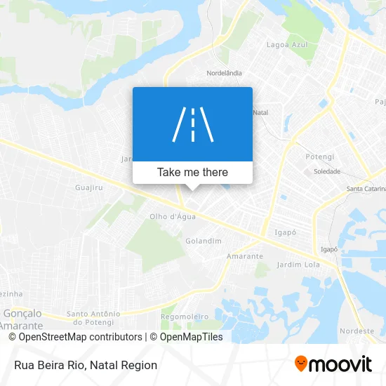 Rua Beira Rio map