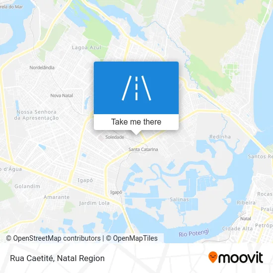 Rua Caetité map