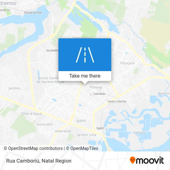 Rua Camboriú map
