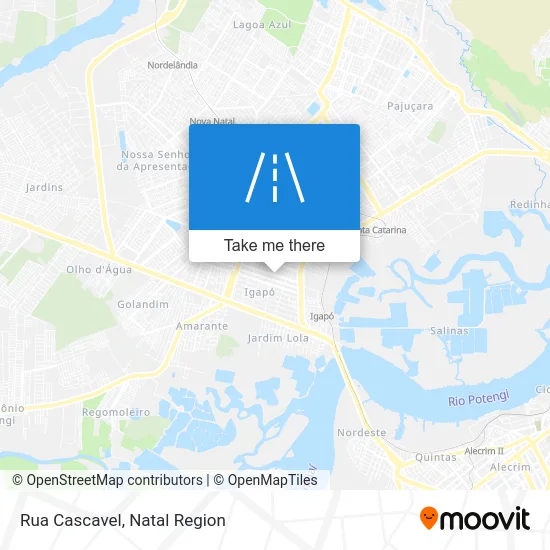 Rua Cascavel map