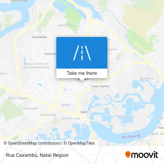 Rua Caxambú map