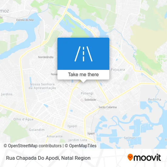 Rua Chapada Do Apodi map