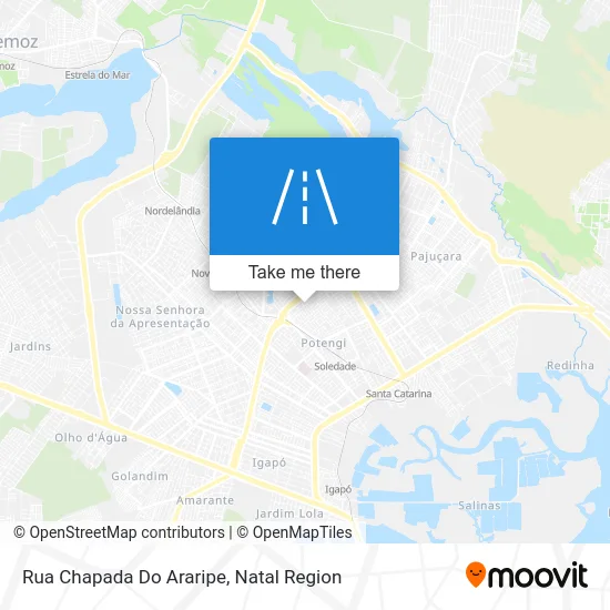 Rua Chapada Do Araripe map