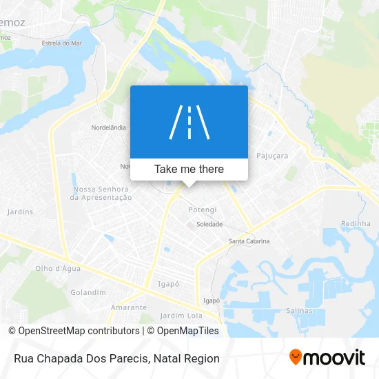 Rua Chapada Dos Parecis map