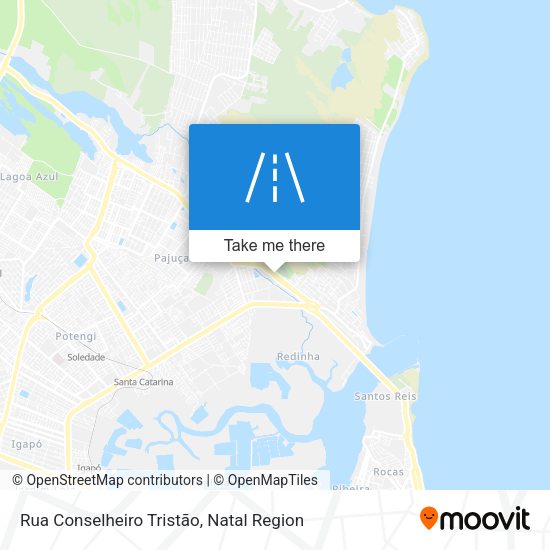 Rua Conselheiro Tristão map