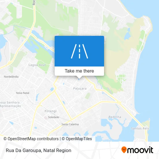 Rua Da Garoupa map