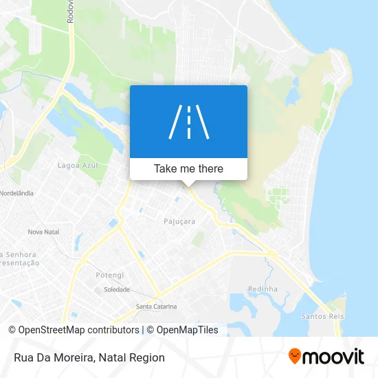 Rua Da Moreira map