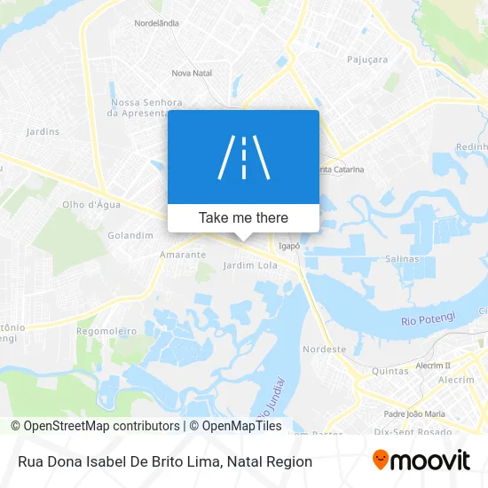 Rua Dona Isabel De Brito Lima map