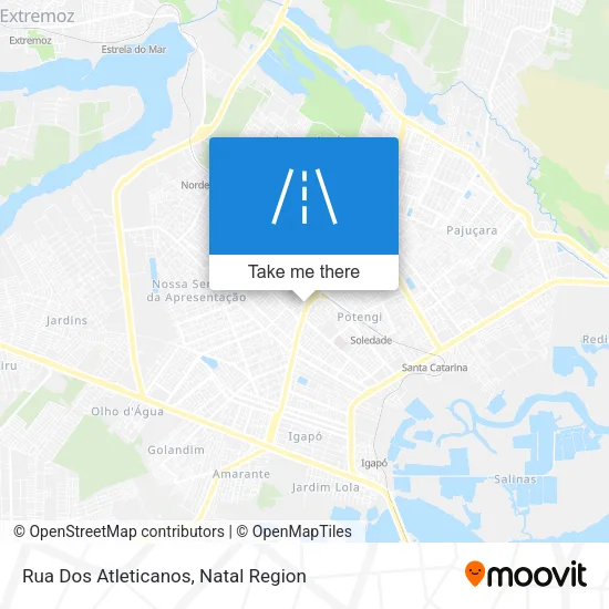 Rua Dos Atleticanos map