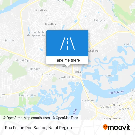 Rua Felipe Dos Santos map